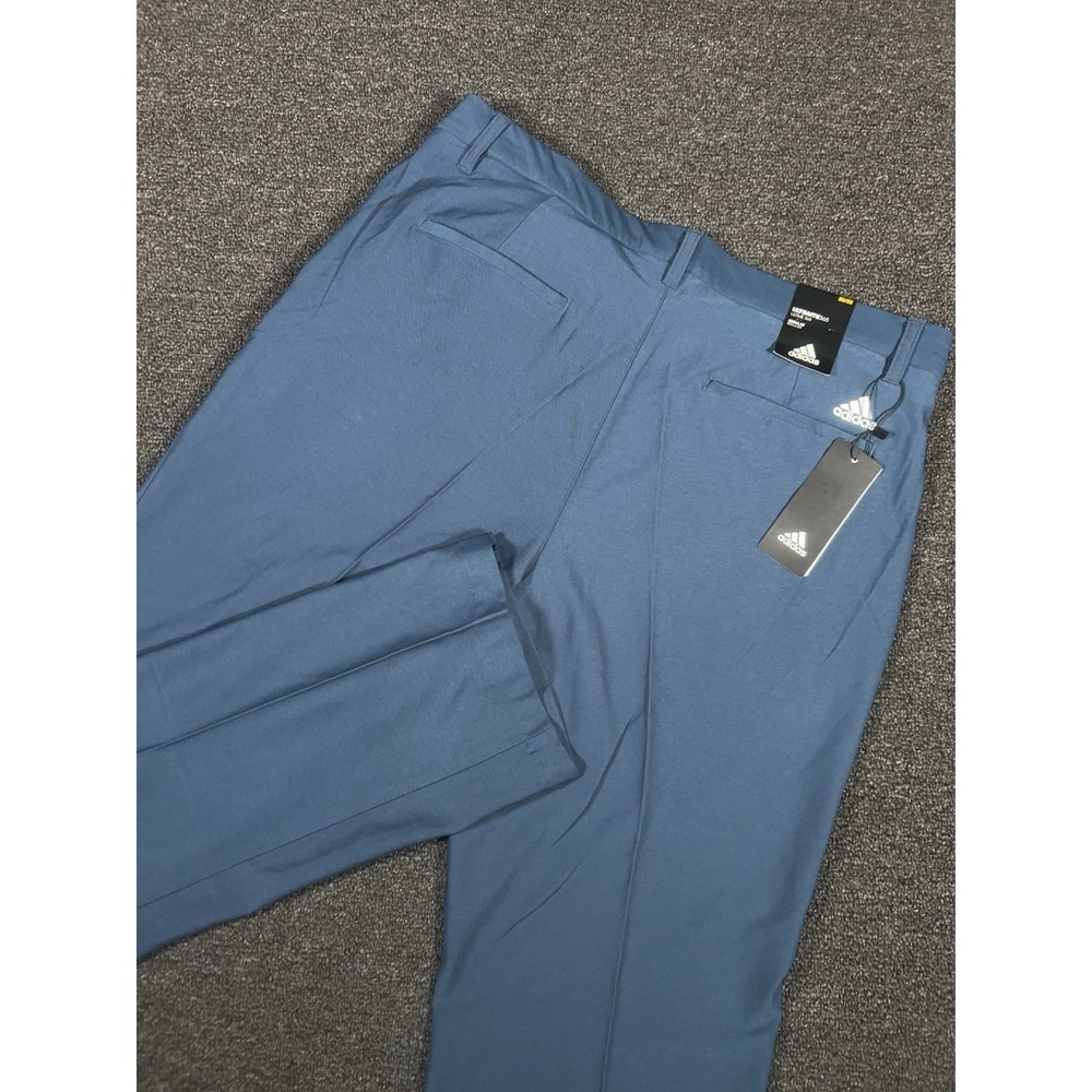 New Adidas Pants Men's 35x32 (Fits 36x32) Blue Golf Ultimate 365 Performance
